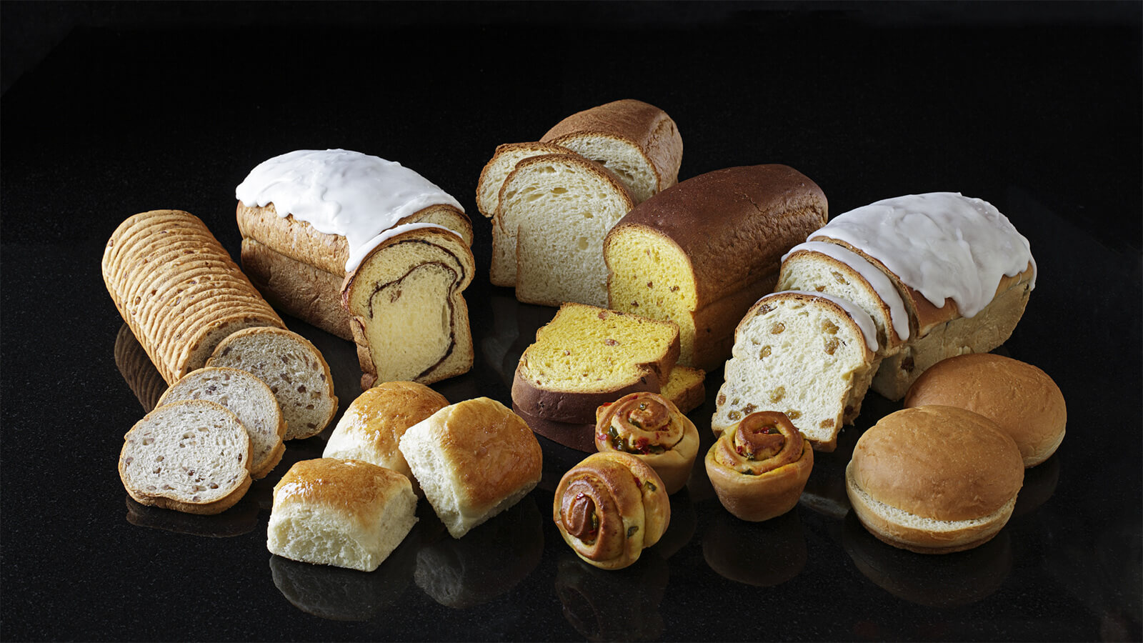 Collin Street Bakery Assorted Bread Display