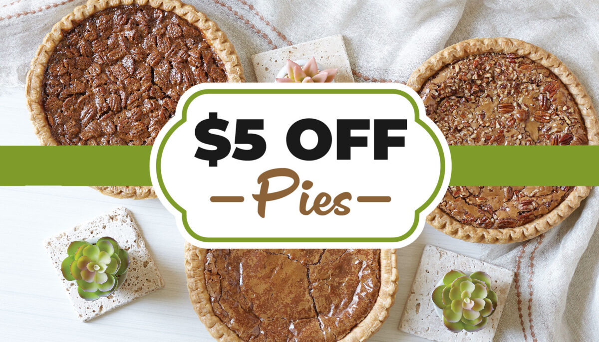 $5 Off Pies